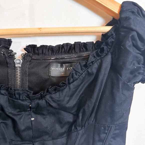 3 FOR $35! 📦 WHITE FOX Sweet n' Simple Bustier Crop in Black - Picture 3 of 5